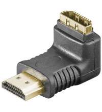HDMI/HDMI Winkeladapter, GA-Version, vergoldet