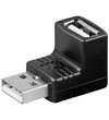 USB 2.0 Hi-Speed Adapter, A-M/A-F 90°
